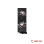 Minister M-266 Blue Marble Lotus Black Full Match Refrigerator - 266L
