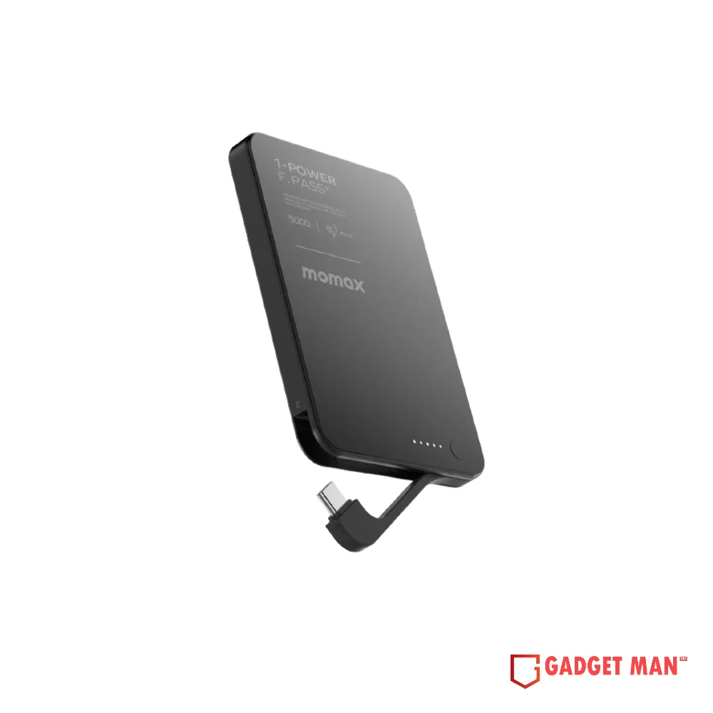 Momax 1-Power F.Pass Plus Magnetic Battery Pack with Built-in Cable