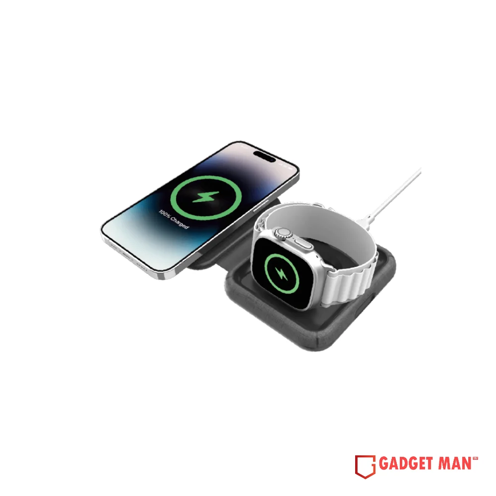 Momax UD30 Q.Mag Go 2-in-1 MagSafe Wireless Charger-15W