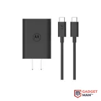 Motorola TurboPower 68W USB-C GaN Wall Charger with 6.5A Cable – Fast Power Delivery , Laptops, Tablets