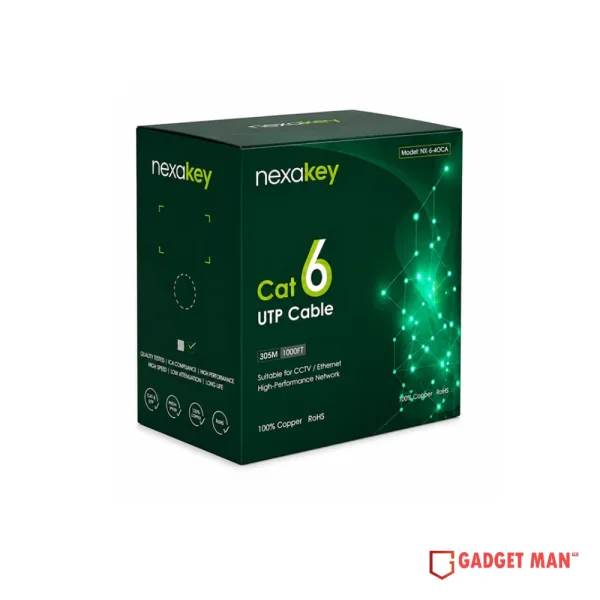 Nexakey NX-SL48C6 CAT.6 CCA UTP Network Cable - 305M