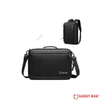 Ozuko 9490 USB 15.6 Inch Waterproof Briefcase Backpack