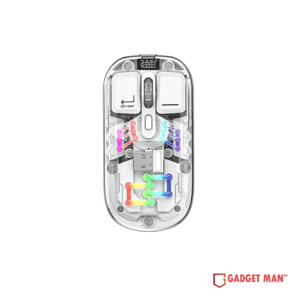 PC Power Obsidian PGM-P7 Wireless Transparent Mouse