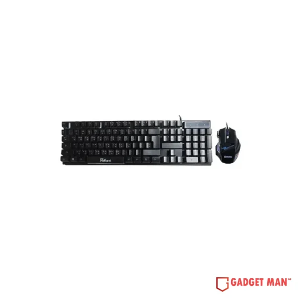 PC Power PGC801G12 Wired Gaming Keyboard & Mouse Combo with Bangla