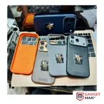 Premium 3Santaa Case Leather Texture Case