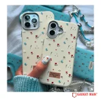 Premium Texture Flowers Case for iPhone