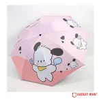 PuppyRain 21-inch 8-Rib Manual Umbrella