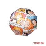 PurrfectGuard 21-inch 8-Rib Tri-Fold Umbrella