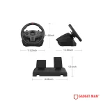 PXN V900 Gaming Steering Wheel with Linear Pedals