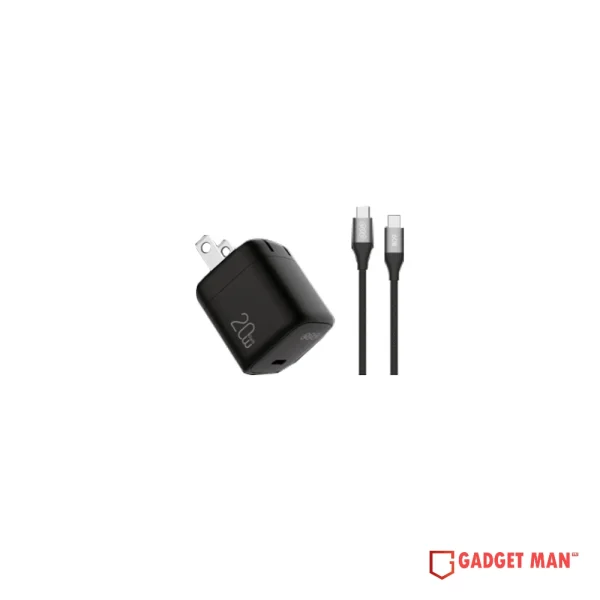QCY CK02-MG Charger with Type-C to Type-C Cable - 20W