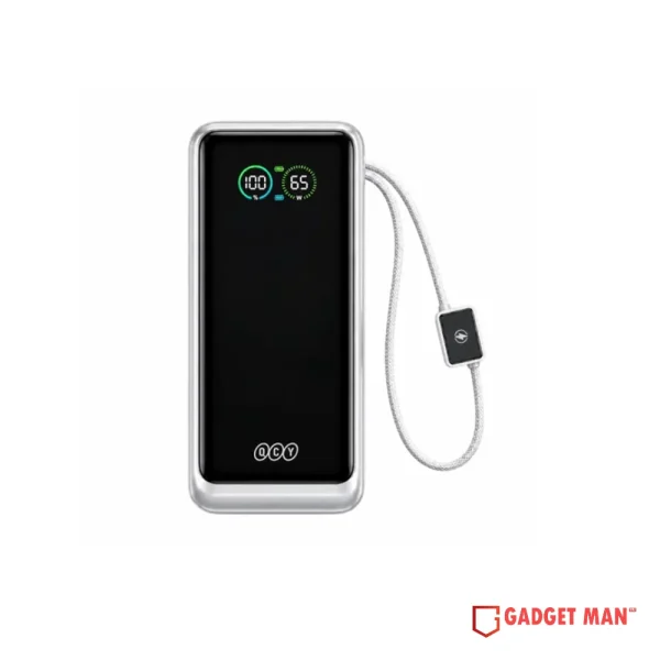 QCY HyperCharge PB20E 65W TFT Digital Display Power Bank - 20000mAh