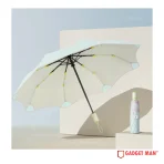SafetyGlide 21-inch 8-Rib 3-Fold Compact Umbrella