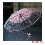 Sakura Printed 21-inch 8-rib Transparent Umbrella