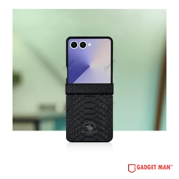 Santa Barbara Knight Series Leather Protective Case for Galaxy Z Flip 7