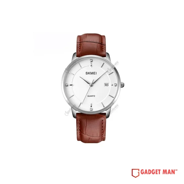 SKMEI 1801 Leather Band Men’s Watch