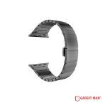 Smart Watch Strap - Link Bracelet with Butterfly Folding Clasp