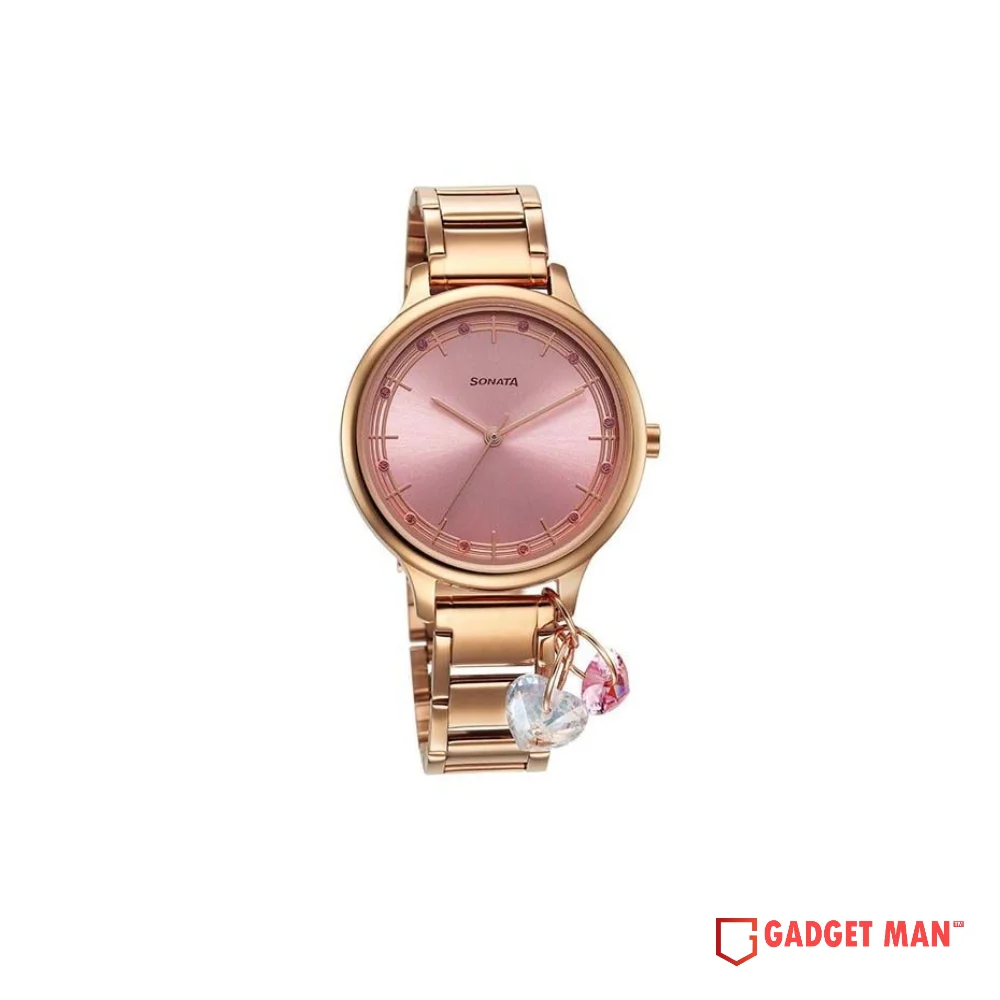 sonata-blush-quartz-87050wm05-analog-stainless-steel-strap-women-s-watch-gadgetman Sonata Blush Quartz 87050WM05 Analog Stainless Steel Strap Women’s Watch