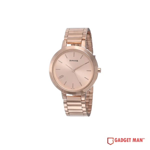 Sonata Play 8141WM01 Analog Stainless Steel Women's Watch
