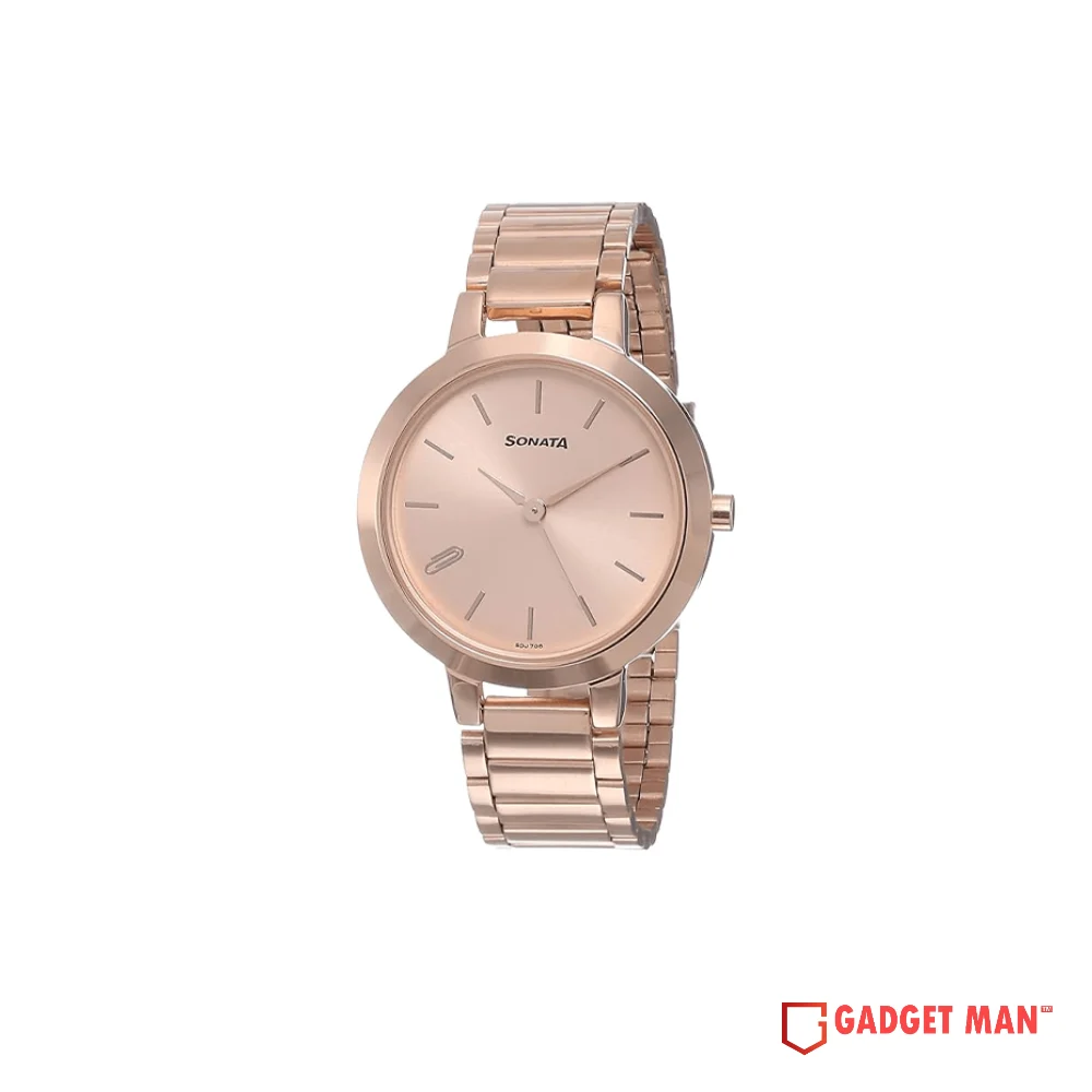 Sonata Play 8141WM01 Analog Stainless Steel Women's Watch