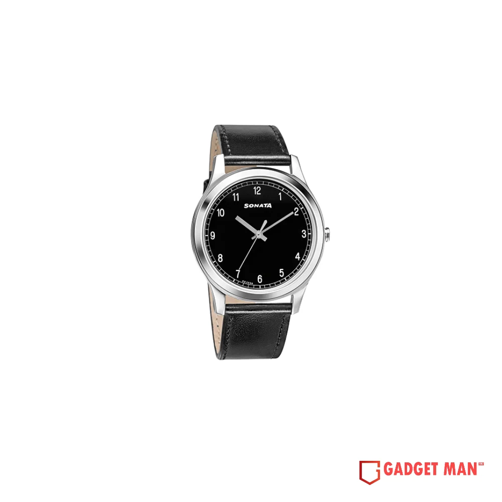 Sonata Quartz 7135SL02 Analog Leather Strap Men’s Watch
