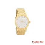 Sonata Quartz 77108YM02 Analog Day Date Stainless Steel Strap Men’s Watch