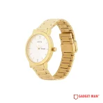Sonata Quartz 77108YM02 Analog Day Date Stainless Steel Strap Men’s Watch