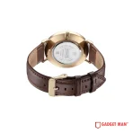 Sonata Quartz 77143YL01 Analog Leather Strap Men’s Watch