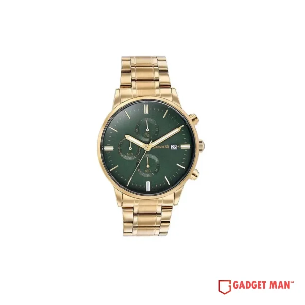 Sonata Quartz Multifunction 77145YM01 Analog Stainless Steel Strap Men’s Watch