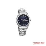Sonata Wedding Quartz 77159SM01 Analog Day Date Stainless Steel Strap Men's Watch