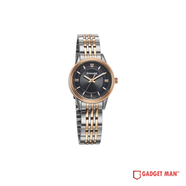 Sonata Wedding Quartz 87076KM01 Stainless Steel Strap Women's Watch