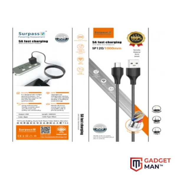 Surpass Cable Braided USB to Micro