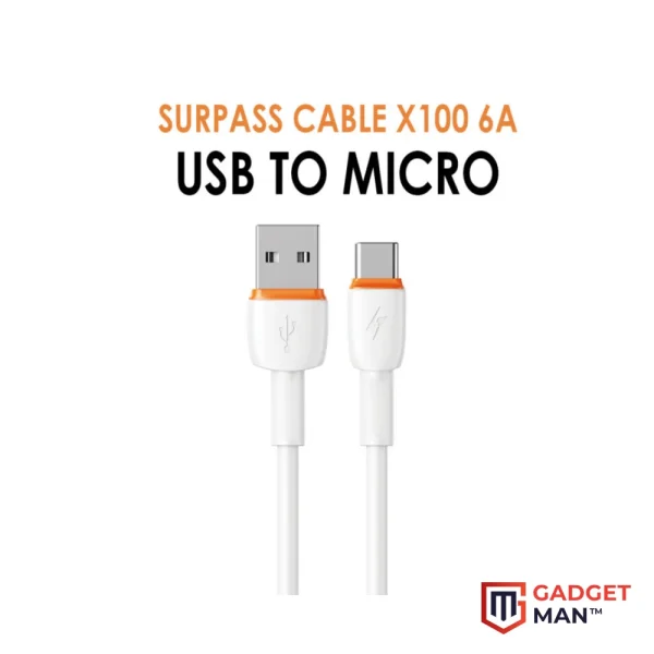 SURPASS CABLE X100 6A USB TO MICRO