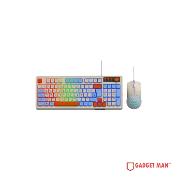 T-WOLF TF100 Wired Keyboard Mouse Gaming Combo