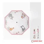 The Cat Paws 21-inch 6-Rib Handbag-Style Umbrella