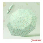 The Garden Bloom 21-inch 8-Rib Automatic Exterior Floral Print Umbrella