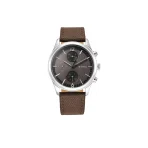 Titan 1805SL12 Wrist Wit Analog Quartz Day Date Leather Strap Men's Watch