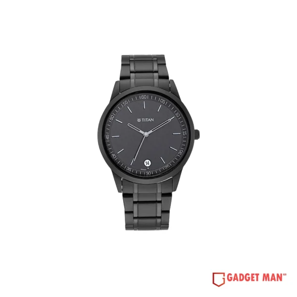 Titan 1806NM01 Workwear Date Stainless Steel Men's Watch