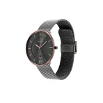 Titan 1849KM01 Noir Quartz Analog Metal Strap Men's Watch
