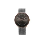Titan 1849KM01 Noir Quartz Analog Metal Strap Men's Watch