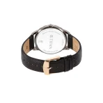 Titan 1875QL01 Regalia Opulent Multifunctional Quartz Leather Strap Men's Watch