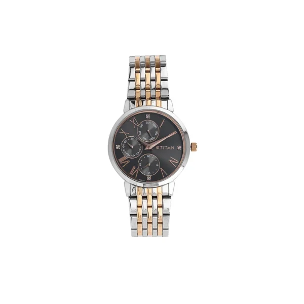 Titan 2569KM03 Workwear Analog Multifunction Stainless Steel Women’s Watch