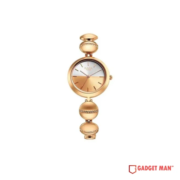 Titan 2606WM11 Raga Delight Quartz Analog Metal Strap Women’s Watch