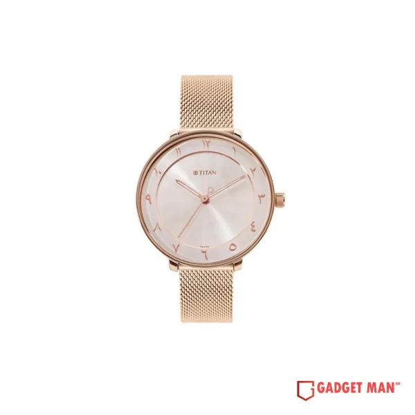 Titan 2651WM09 Marhaba Quartz Analog Stainless Steel Strap Women's Watch