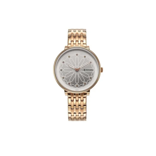 Titan 2673WM02 Marhaba Quartz Analog Stainless Steel Strap Women’s Watch