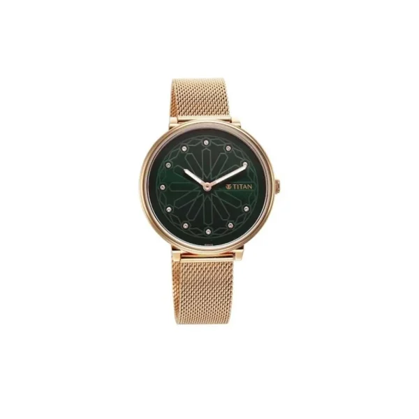 Titan 2673WM03 Marhaba Quartz Analog Metal Strap Women’s Watch