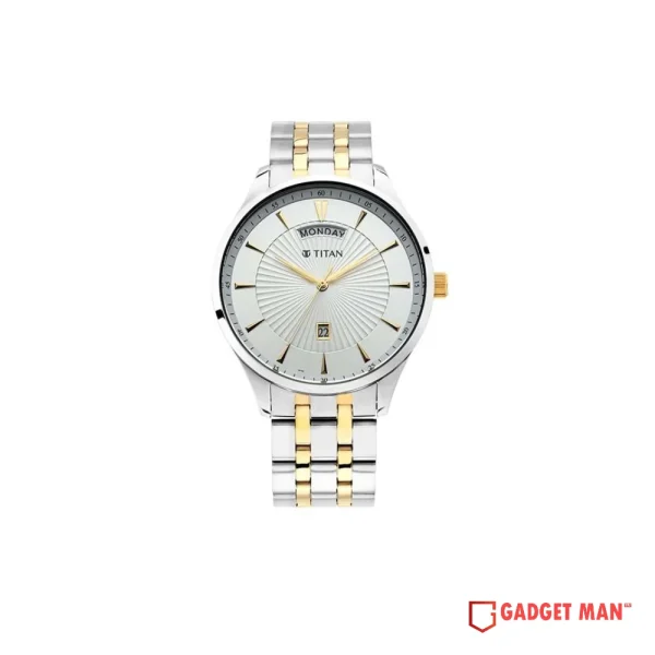 Titan 90127BM01 Regalia Opulent Multifunctional Stainless Steel Strap Men's Watch