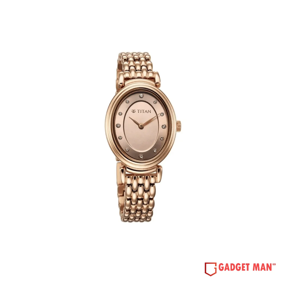 titan-aura-95242wm01-quartz-analog-stainless-steel-strap-women-s-watch-gadgetman Titan Aura 95242WM01 Quartz Analog Stainless Steel Strap Women’s Watch