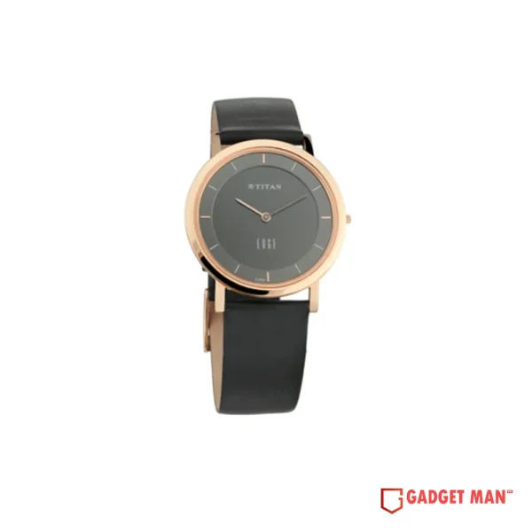 Titan Edge 1595WL09 Quartz Analog Leather Strap Men's Watch
