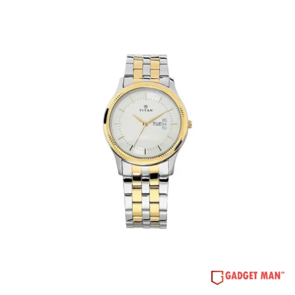 Titan Gents Karishma Quartz 1824BM01 Analog Stainless Steel Strap Men's Watch
