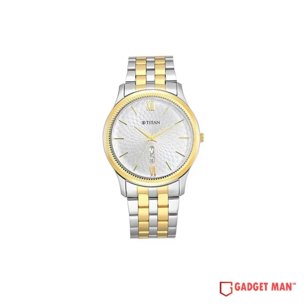Titan Gents Karishma Quartz 1824BM02 Analog Stainless Steel Strap Men's Watch